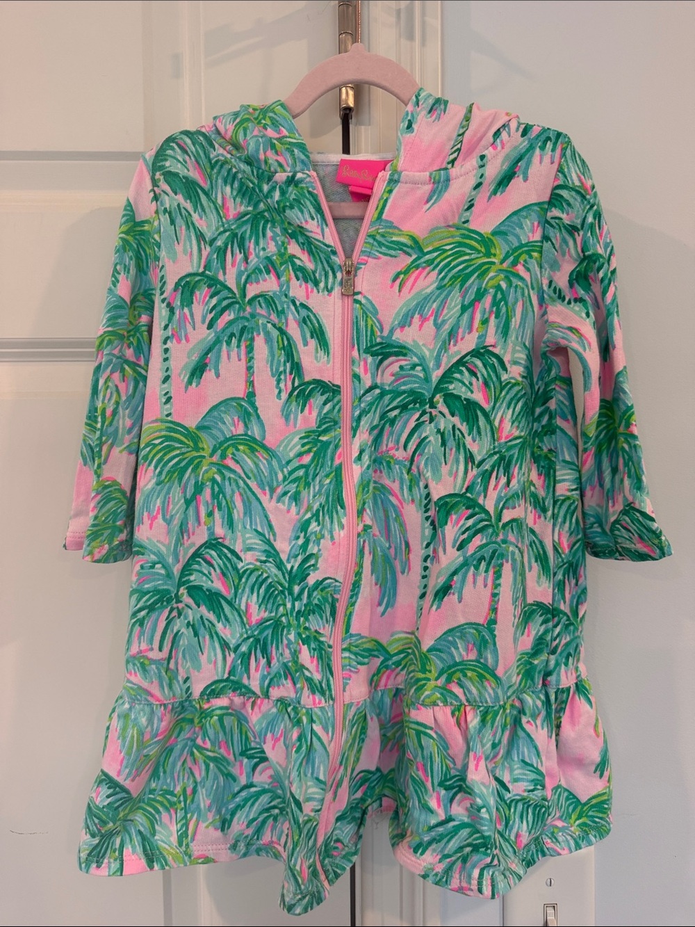 Lilly Pulitzer girls hooded coverup